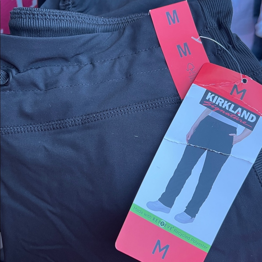 NWT Kirkland Signature Ladies Active Pants‎ Black - Picture 5 of 7